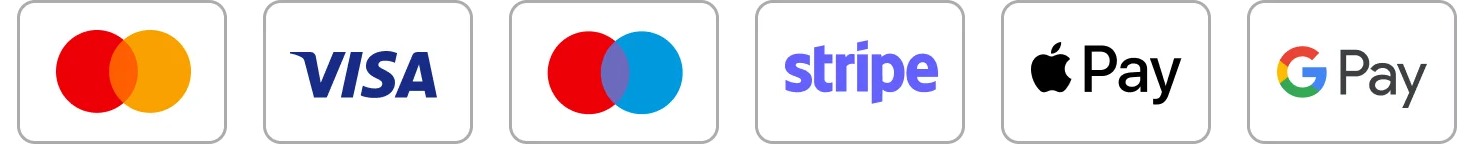 Accepted payment methods